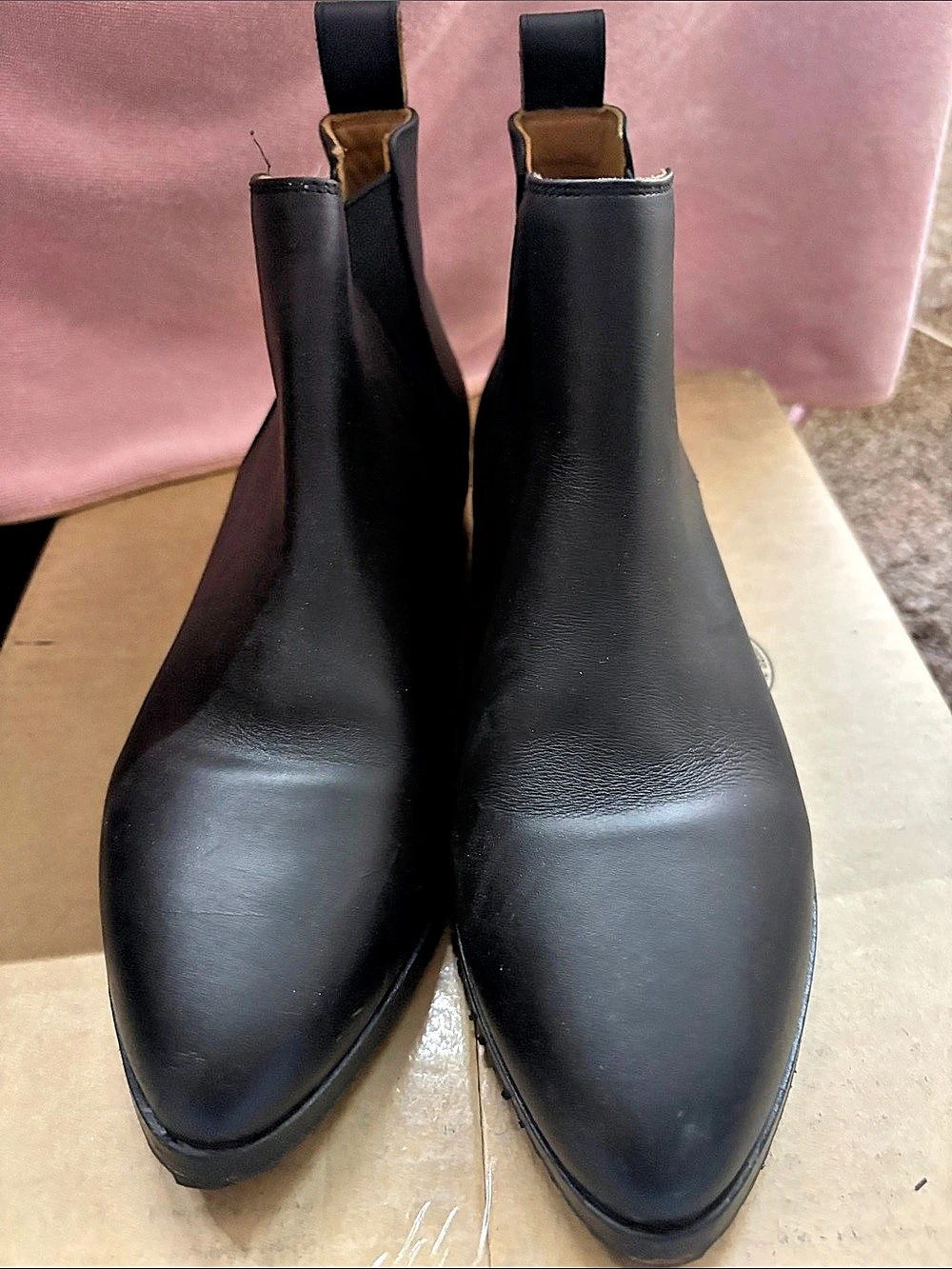 Nisolo Cara Chelsea Boot Black Ankle Boots US 8